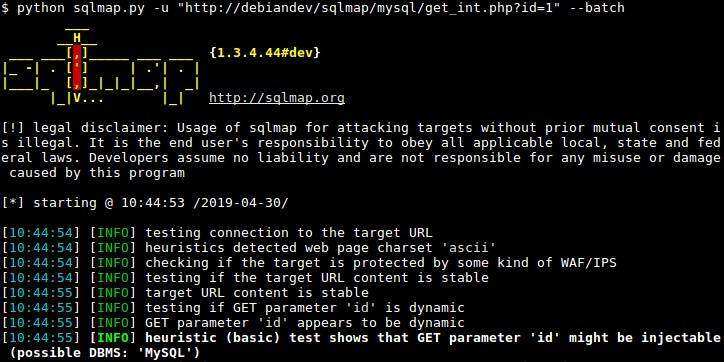 Définition injection SQL